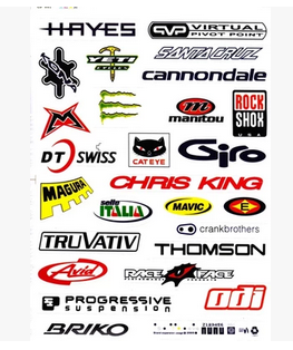 Autocollant pour vélo - Ref 2282823