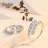 Bague mixte CHUDIAN Argentée - Ref 3086083