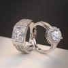 Bague mixte en Zircone synthetique strass - Ref 3086271