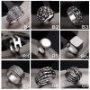 Bague Homme PUNK ELEMENTS en Acier au titane - Ref 3086464