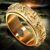 Bague Homme en Acier au titane - Ref 3088263