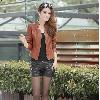 Blouson femme en Cuir PU - Ref 3322721