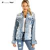 Blouson femme en Denim - Ref 3323001