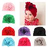 Bonnets - casquettes pour bébés en velours Ref 3437079