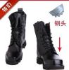 Boots militaires en cuir - porter Ref 1397296