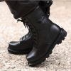 Boots militaires en cuir - chaud Ref 1398160