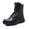 Boots militaires en cuir - Ref 1398935