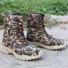 Boots militaires pour homme en cuir - Ref 1399091