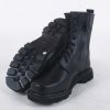 Boots militaires en cuir - porter Ref 1400838