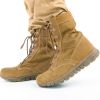 Boots militaires en cuir - amortissement Ref 1402352