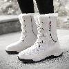 Bottes de neige avec fourrure imperméable femme - Ref 3431757