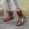 Bottes femme NATIONALITE en En cuir - Ref 3354284