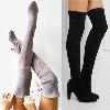 Bottes femme en PU artificiel - Ref 3354289
