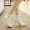 Bottes femme PISSENLIT en PU artificiel - Ref 3354371