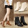 Bottes femme en PU artificiel - Ref 3354396