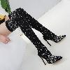 Bottes femmeFUNI en Tissu élastique - Ref 3354411