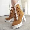 Bottes femme en PU artificiel - Ref 3354442