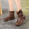 Bottes femme NATIONALITE en En cuir - Ref 3354485