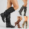 Bottes femme en PU artificiel - Ref 3354502