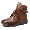 Bottes femme INFOHOMME en En cuir - Ref 3354527