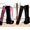 Bottes femme en PU artificiel - Ref 3354531