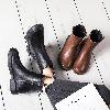 Bottes femme en PU artificiel - Ref 3354568