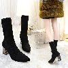 Bottes femme HALINFER en Microfibre - Ref 3354632