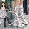 Bottes femme en PU artificiel - Ref 3354647