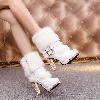 Bottes femme en PU artificiel - Ref 3354682