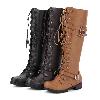Bottes femme en PU artificiel - Ref 3354698