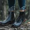 Bottes femme en PU artificiel - Ref 3354703