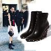Bottes femme en En cuir - Ref 3354709