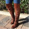 Bottes femme MENG FUYI en PU artificiel - Ref 3354721