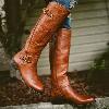 Bottes femme en PU artificiel - Ref 3354793