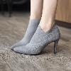 Bottes femme HALINFER en Tissu - Ref 3354798