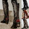 Bottes femme en PU artificiel - Ref 3354806