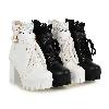 Bottes femme PAPILLON en PU artificiel - Ref 3354831