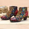 Bottes femme en En cuir - Ref 3354839
