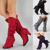 Bottes femme en Daim - Ref 3354842