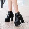 Bottes femme en Cuir de haute qualité - Ref 3354852