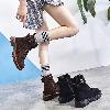 Bottes femme OU YANER en Daim - Ref 3354853