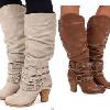 Bottes femme MENG FUYI en PU artificiel - Ref 3354867