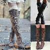 Bottes femme AUTHENTIQUE en PU artificiel - Ref 3354870