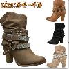 Bottes femme en PU artificiel - Ref 3354905
