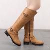Bottes femme en PU artificiel - Ref 3354919