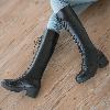 Bottes femme en PU artificiel - Ref 3354962
