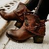 Bottes femme en PU artificiel - Ref 3354990