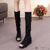 Bottes femme en PU artificiel - Ref 3355059