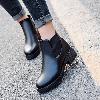 Bottes femme en PU artificiel - Ref 3355113