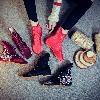 Bottes femme en Satin de soie - Ref 3355124